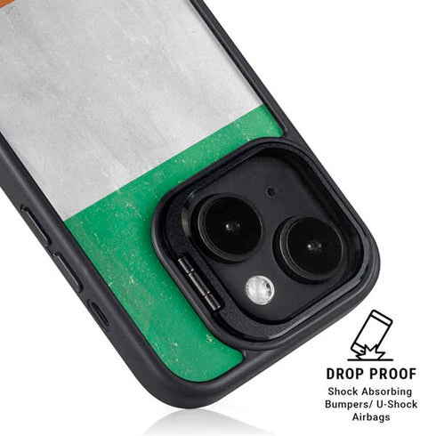 Ireland Flag Distressed iPhone 14 Plus Kickstand Case